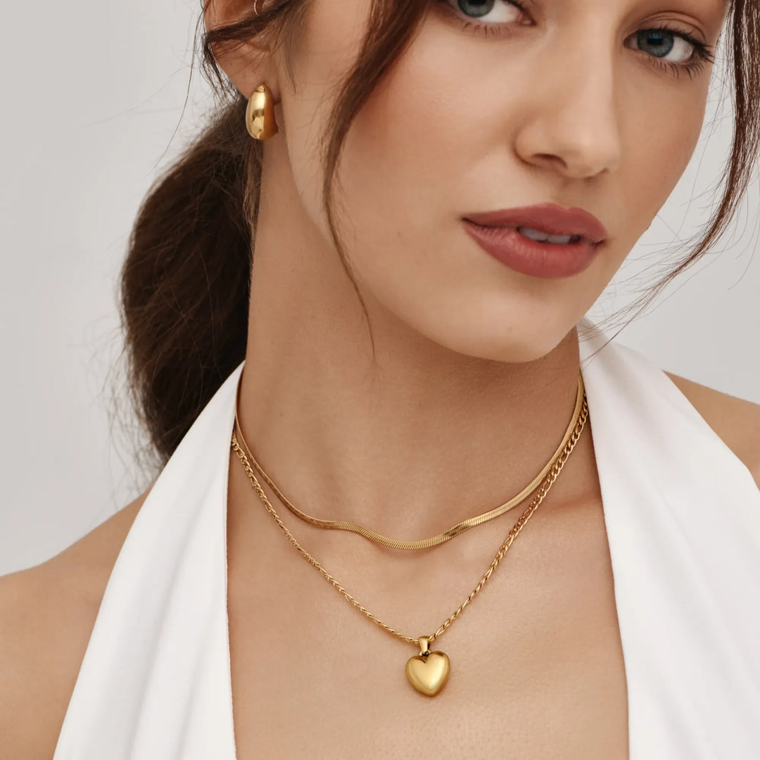 Classic Heart Pendant Necklace