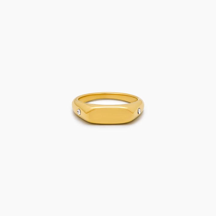 Twin Star Signet Ring