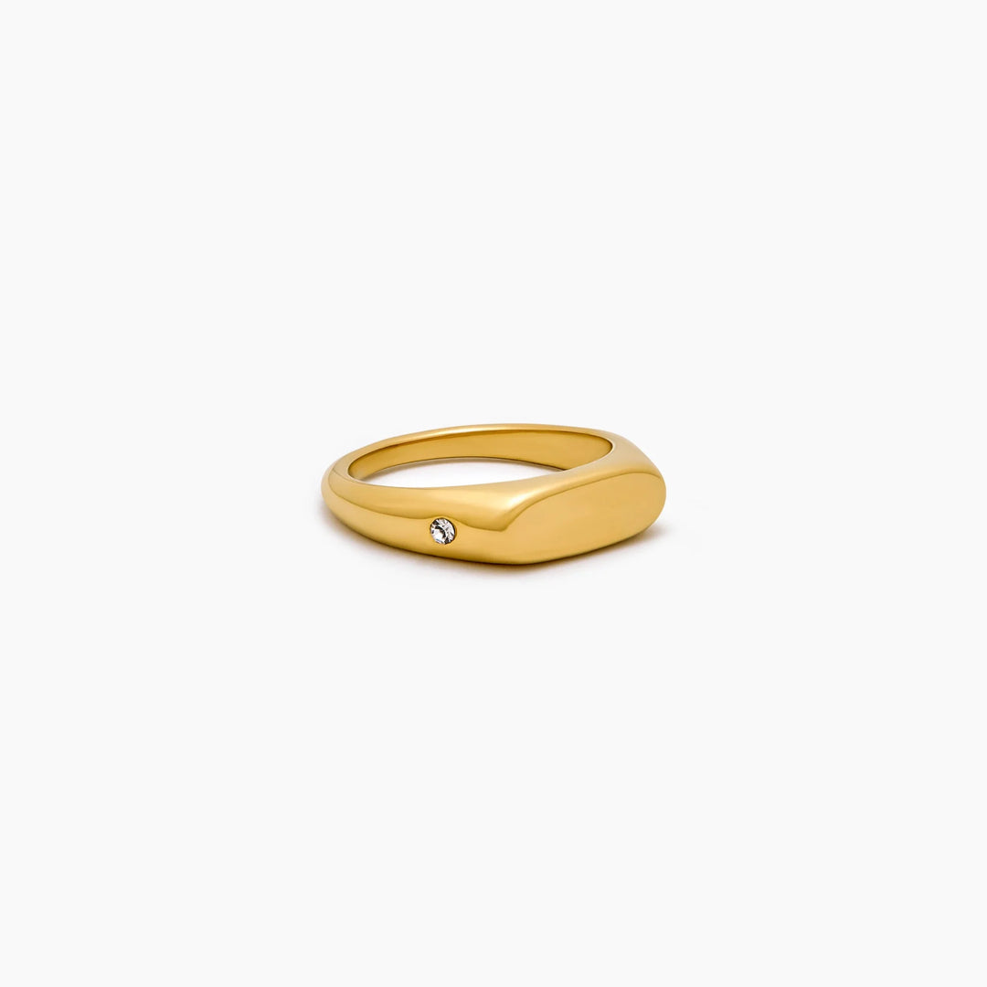 Twin Star Signet Ring