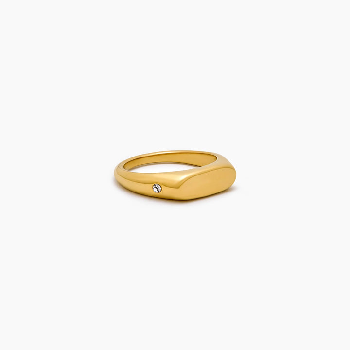 Twin Star Signet Ring