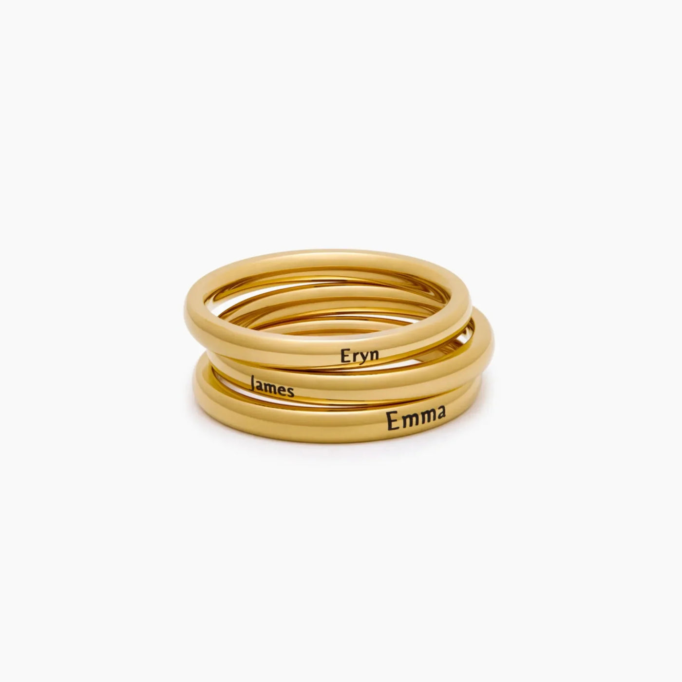 Dainty Stackable Name Ring – Lucce Jewelry