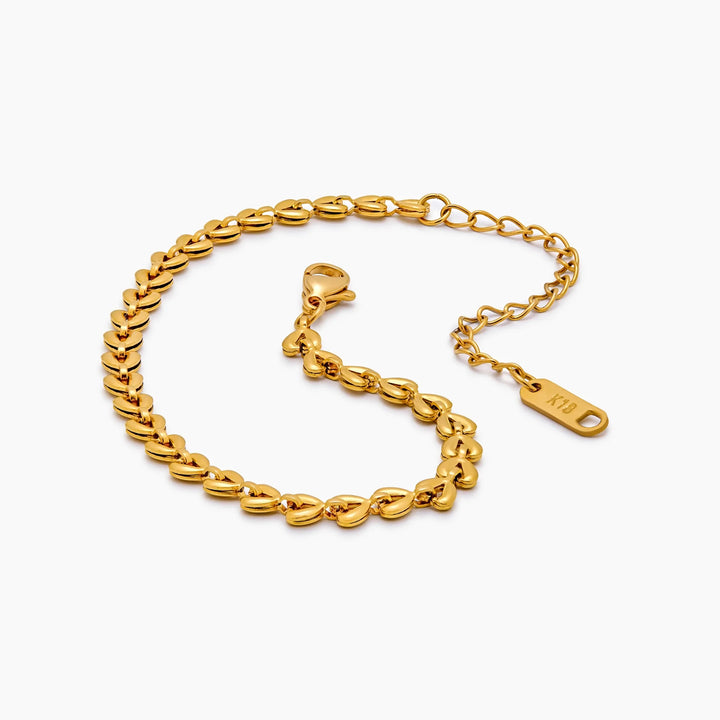 Chain Of Hearts Bracelet