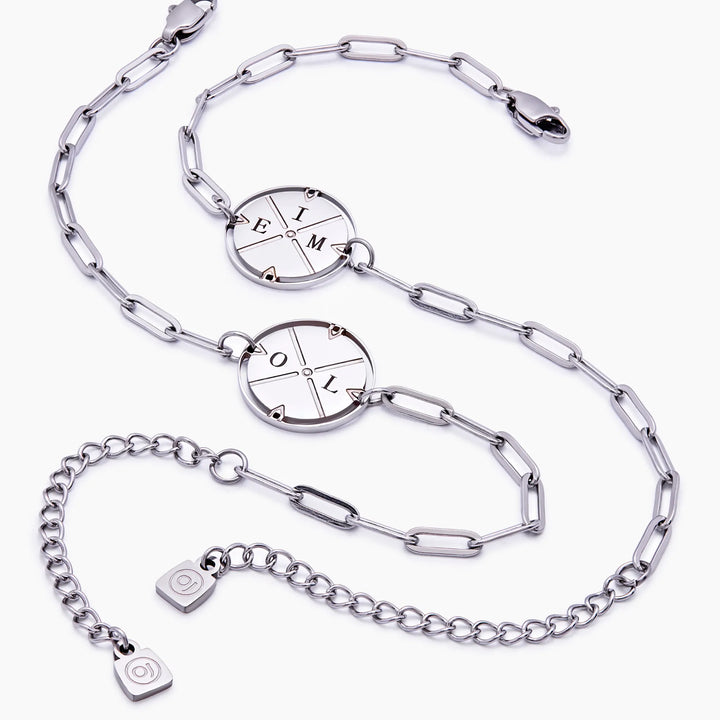 Engraved Compass Bracelet