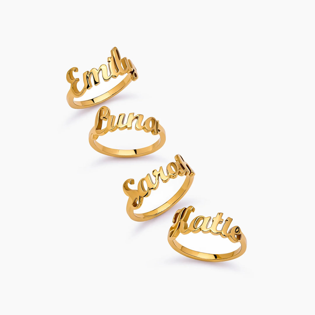 Custom Name Ring